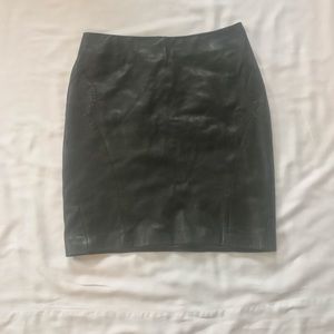 🔥Yigal Azrouel 100% leather skirt